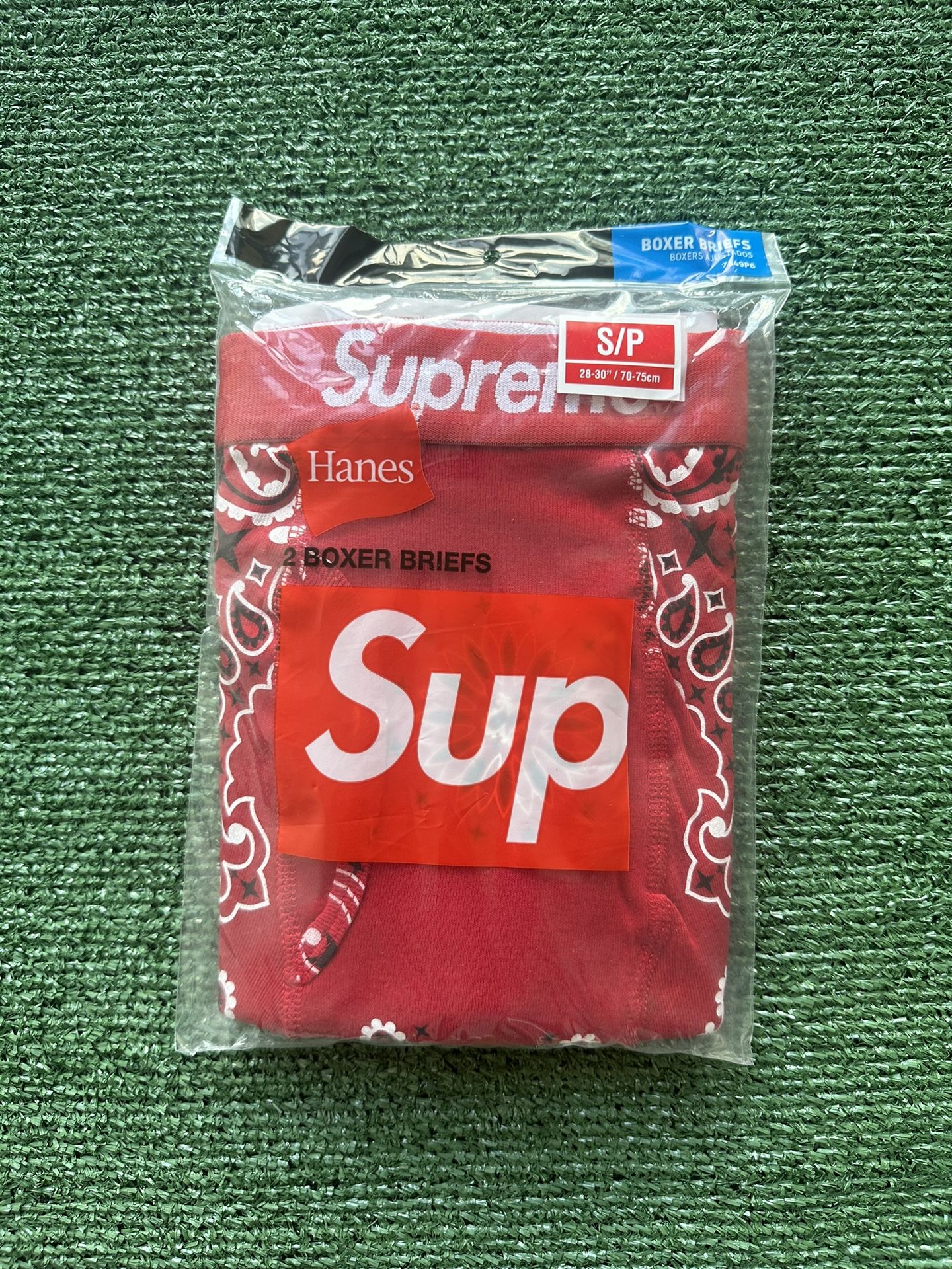 Supreme Hanes Bandana Boxer Briefs (2 Pack)