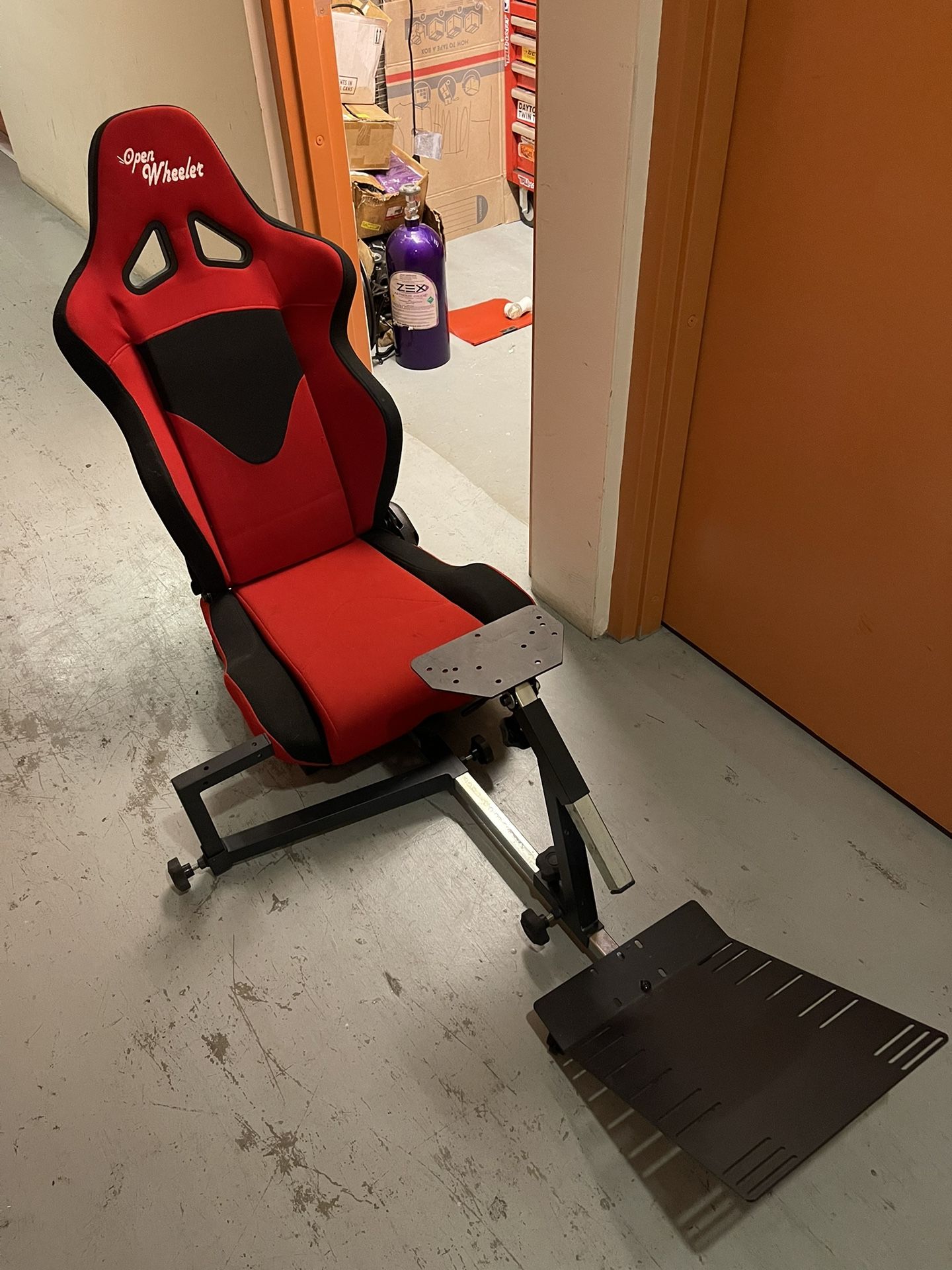 Advanced Racing Simulator Gaming Chair with Gear Shift Mount