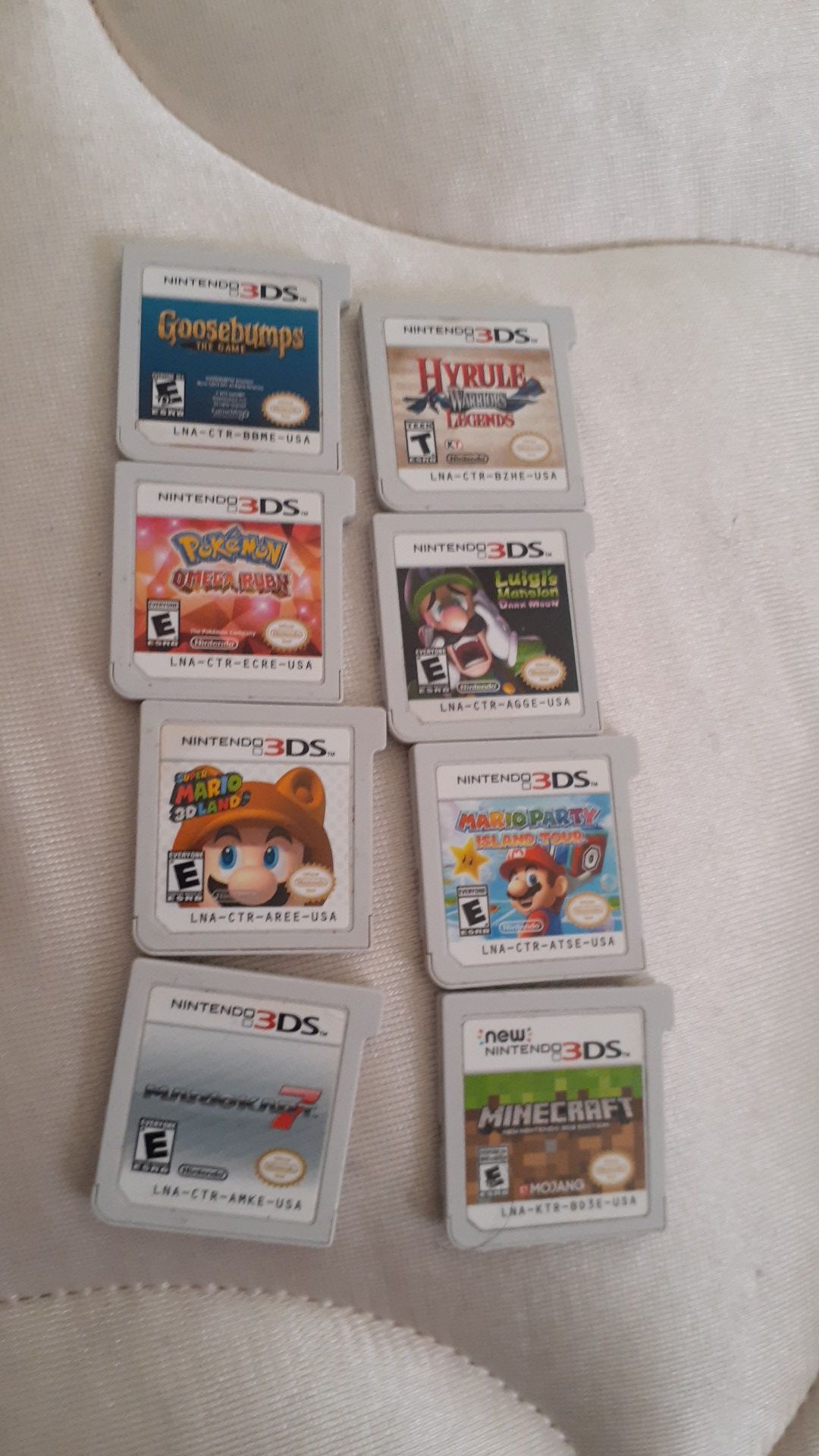 8 Nintendo 3ds games! All authentic and tested!