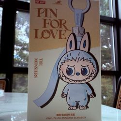 labubu pin for love random a-m