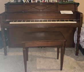 Wooden Piano, brand unknown/can’t remember