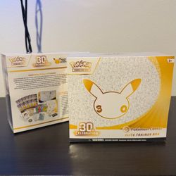 2026 Pokemon Mega Evolution; 30th Celebration PKC Elite Trainer Box