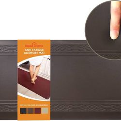 20 x 42 Inch Extra Support Anti Fatigue Comfort Kitchen Mat, Waterproof Long Kitchen Runner, Non-Slip Standing Desk Mat, Commercial Pads for Offices, 