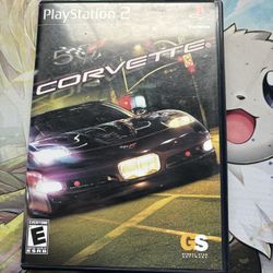 CORVETTE- 2004 Original Black Label PS2 with maunual