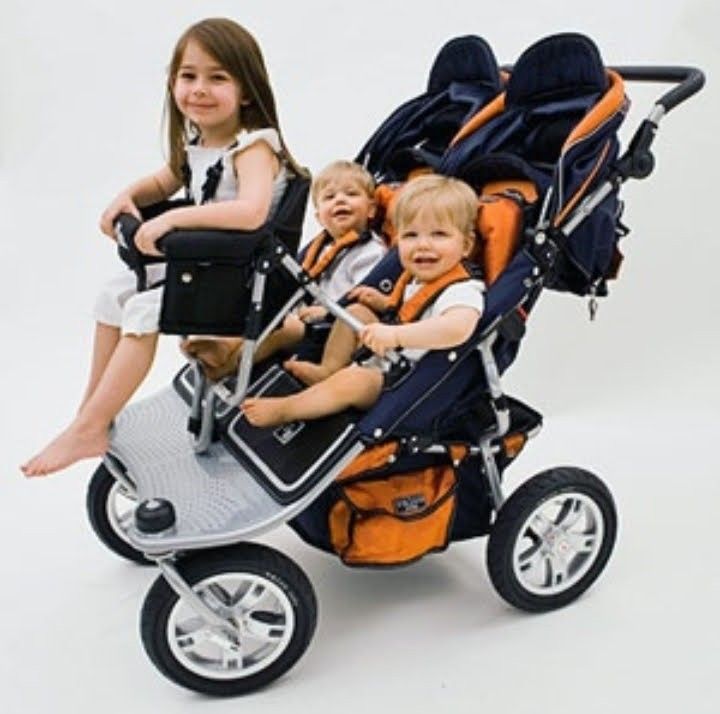 Valco baby tri-mode runabout twin/double/ triple stroller