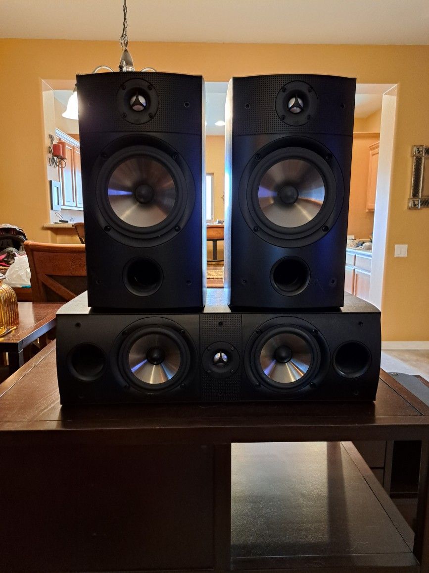 PSB Book Shelf and Center Speakers