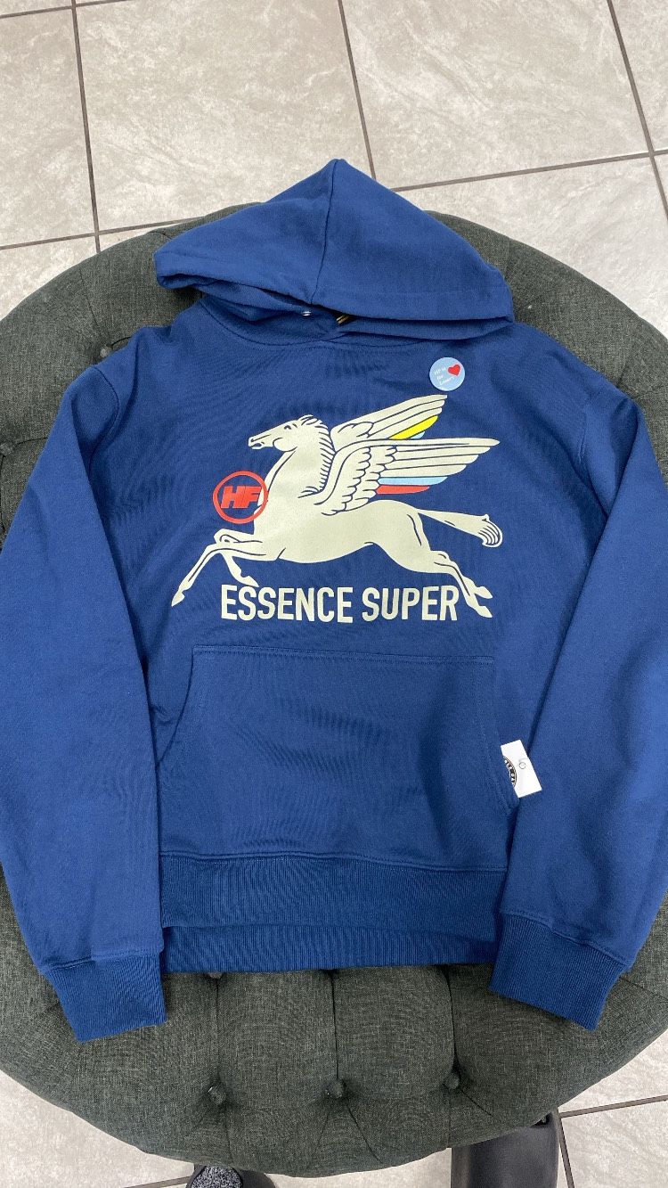 Homme Femme Hoodie Black/blue