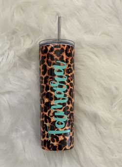 Leopard Stainless Steel Tumbler