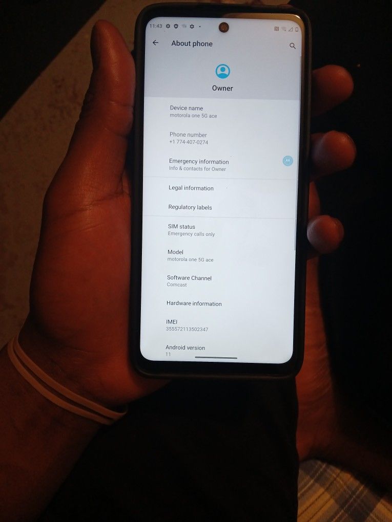 Motorola 5g Cellphone