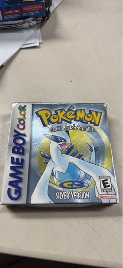 Pokémon Silver Version – Game Boy Color – 100% Complete CIB