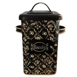 Biscuit Cookie Tin Storage Container Canister