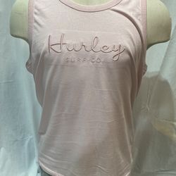 New with Tags,  HURLEY EMBRIODERED SIGNATURE GRAPHIC TANK, Size: Large