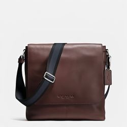 New Coach Leather Messenger Bag