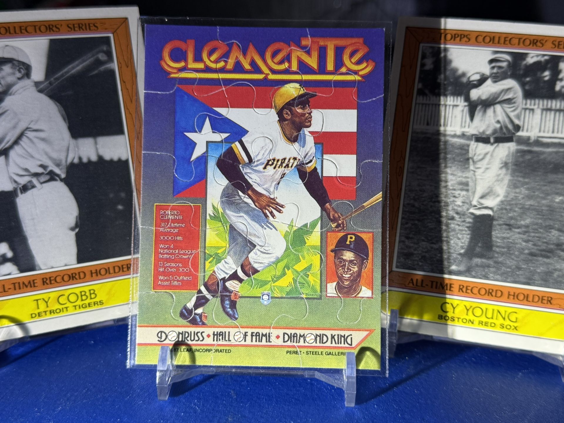 1987 Leaf / Donruss Roberto Clemente Puzzle Card