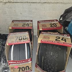 9 New Bicycle Tires 