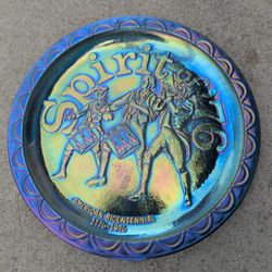 Carnival Glass Bicentennial Commemorative Plate