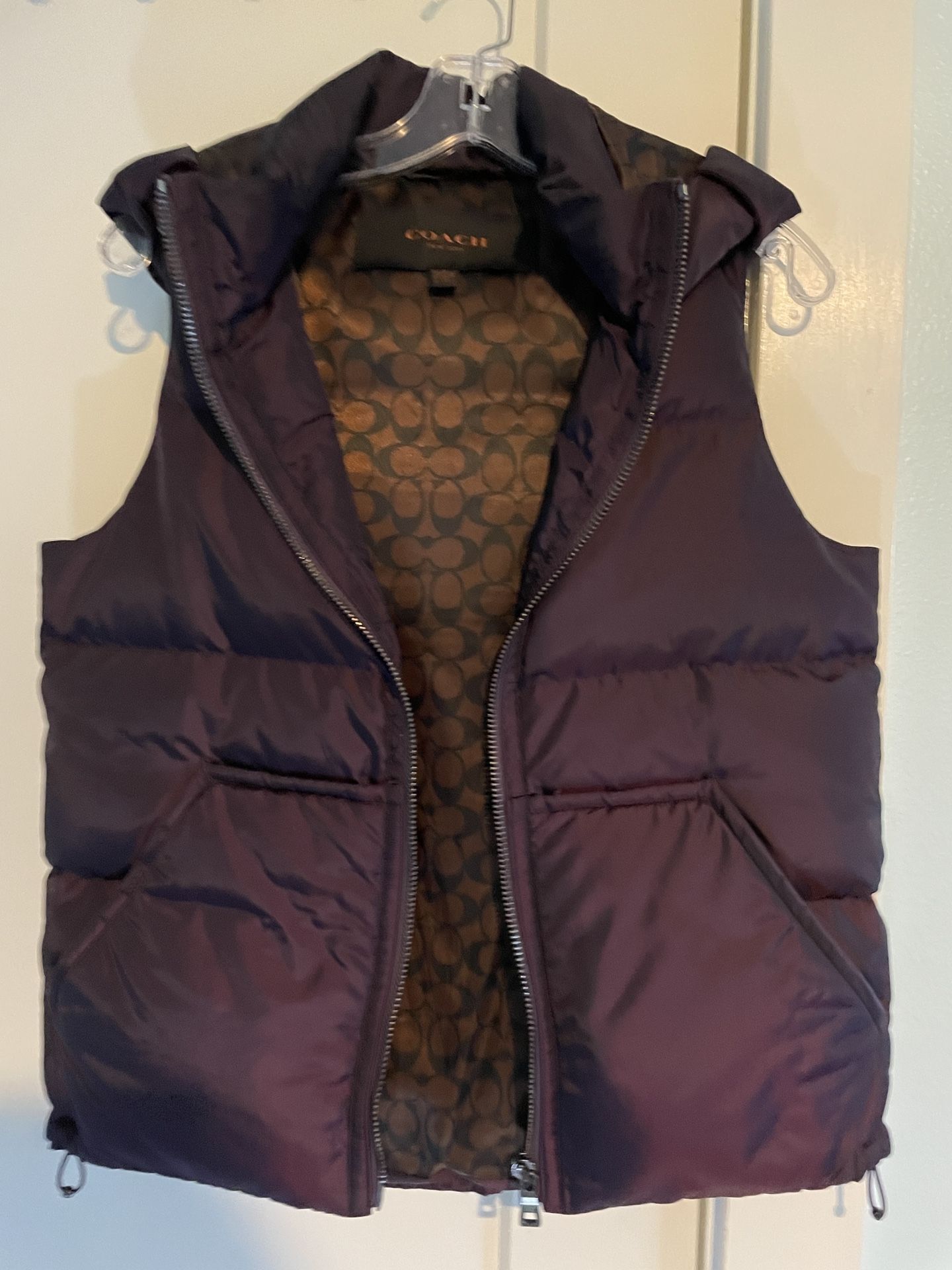 Coach Metalic Puffer Vest