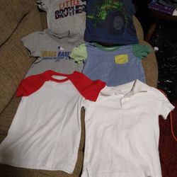 assortment of t-shirts 18 months to 2 toddler