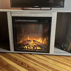 TV stand With Fireplace