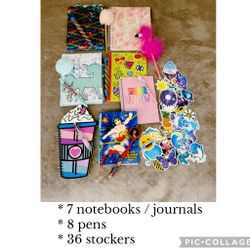 Stationary/Journals Lot
