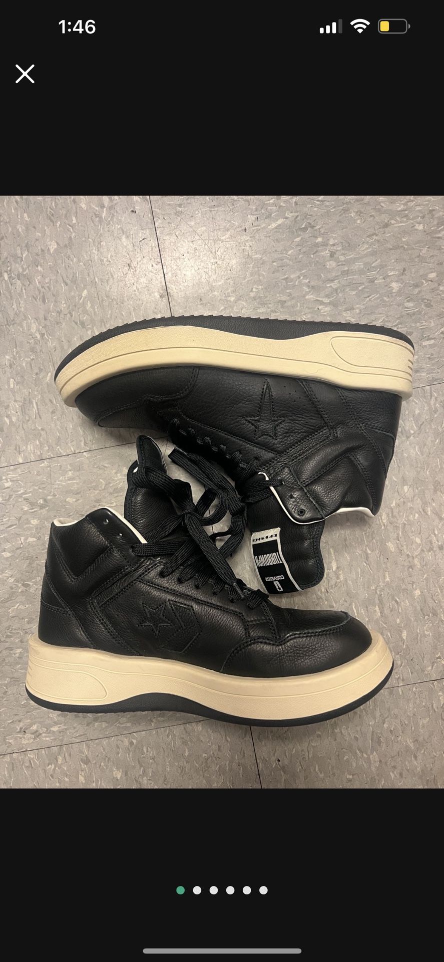 Rick Owens drkshdw X TurboPwn converse