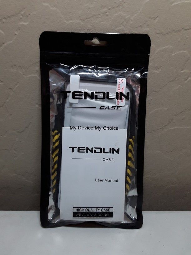 TENDLIN Compatible with iPhone Xs Case/iPhone X Case Leather Texture TPU Hybrid Grip Case (Yellow)