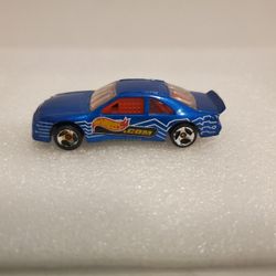 1996 Mattel Hot Wheels .Com Connected Car Blue Diecast Great Condition 
