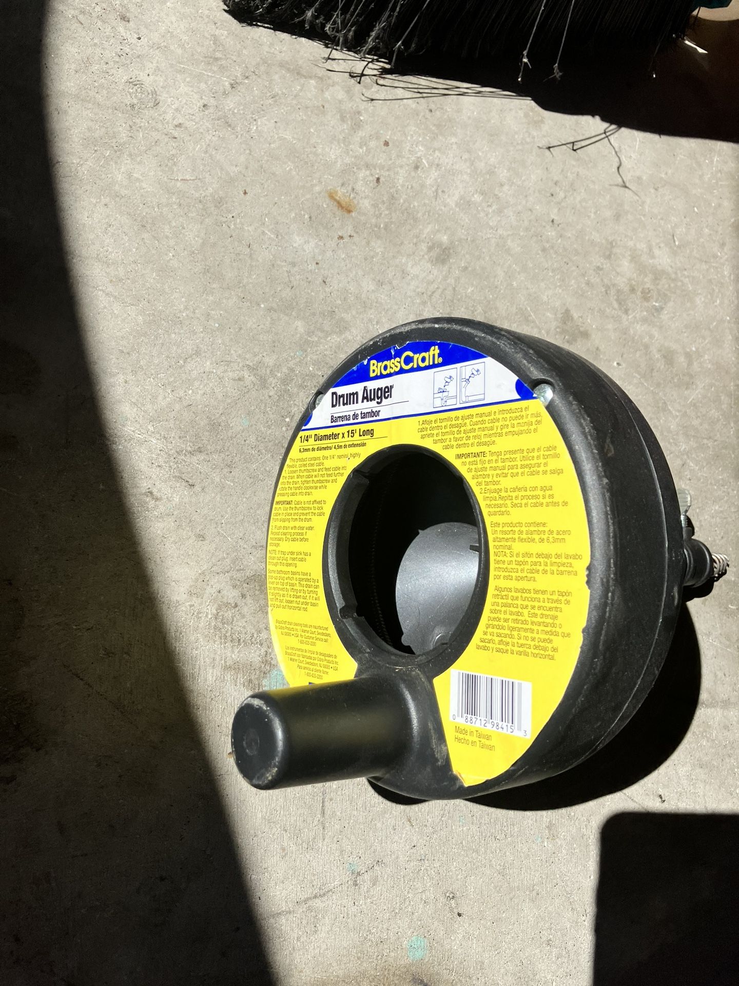 Pipe Cleaner Auger