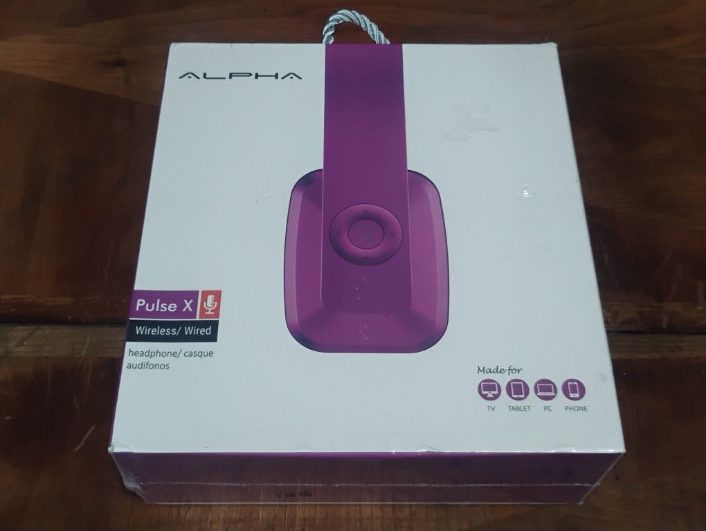 New Alpha Pulse X Bluetooth Headphones