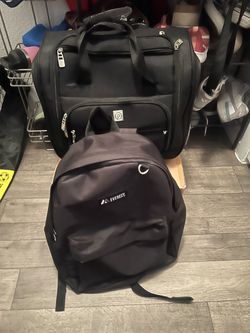 Backpack and luggage