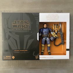 In Hand, Brand New, Never Opened Star Wars Black Series Mandalorian - Paz Vizsla (John Favreau) 6” Inch Action Figure - 2022 SW Celebration Exclusive