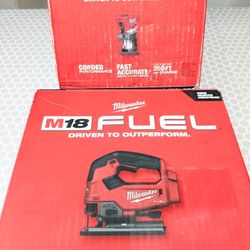 M18 Milwaukee FUEL Brushless Jigsaw + Compact Router 