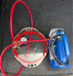3CFM vacuum pump supporting 2 gallon vacuum stainless steel drum combination