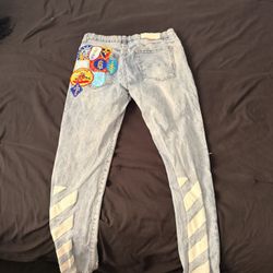 Off white Skinny jeans
