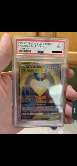 PSA 9 Latias & Latios GX Full Art #170 Pokemon