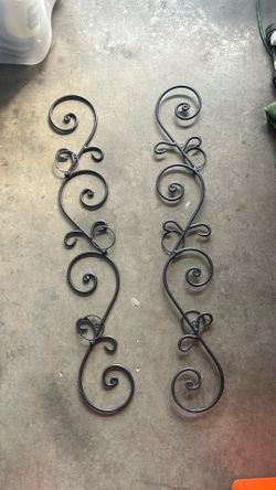 Metal wall decorations