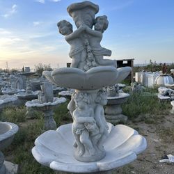 New Water Fountain Made Out Of Cement Perfect Gift