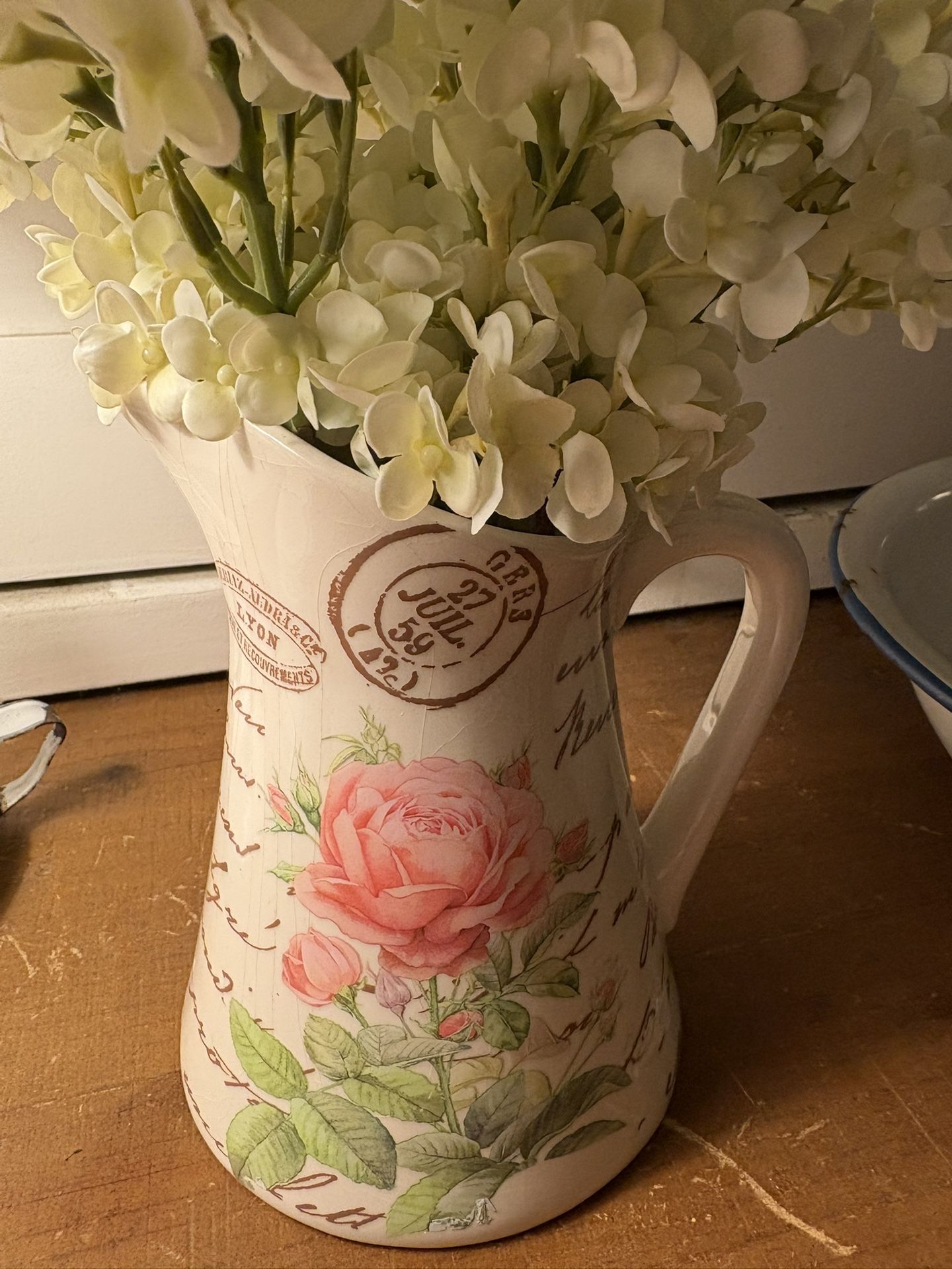shabby chic vase