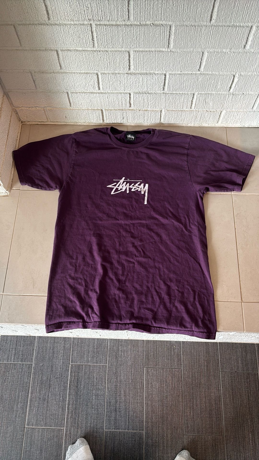Stüssy Men's Purple T-shirt