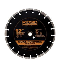 RIDGID 12 in. Dual-Purpose Diamond Blade