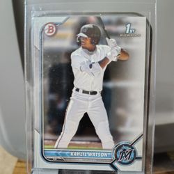 KAHLIL WATSON BASEBALL CARD COLLECTION!!