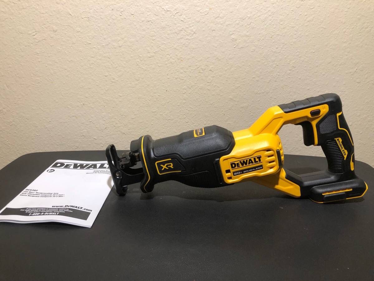 DEWALT 20V MAX XR Cordless Brushless Reciprocating Saw (Tool Only)