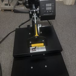 Heat Press Machine – Clamshell Combo Style (Great Condition)