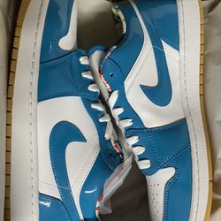 Jordan 1 Low Barcelona Cyber Teal 