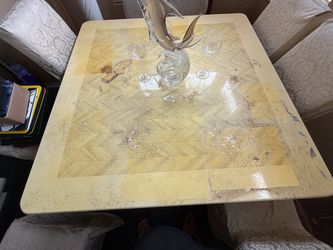 *** FREE*** Square Dining Table with Chairs