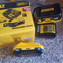 DeWalt Battery Set 6ah 4ah 20v