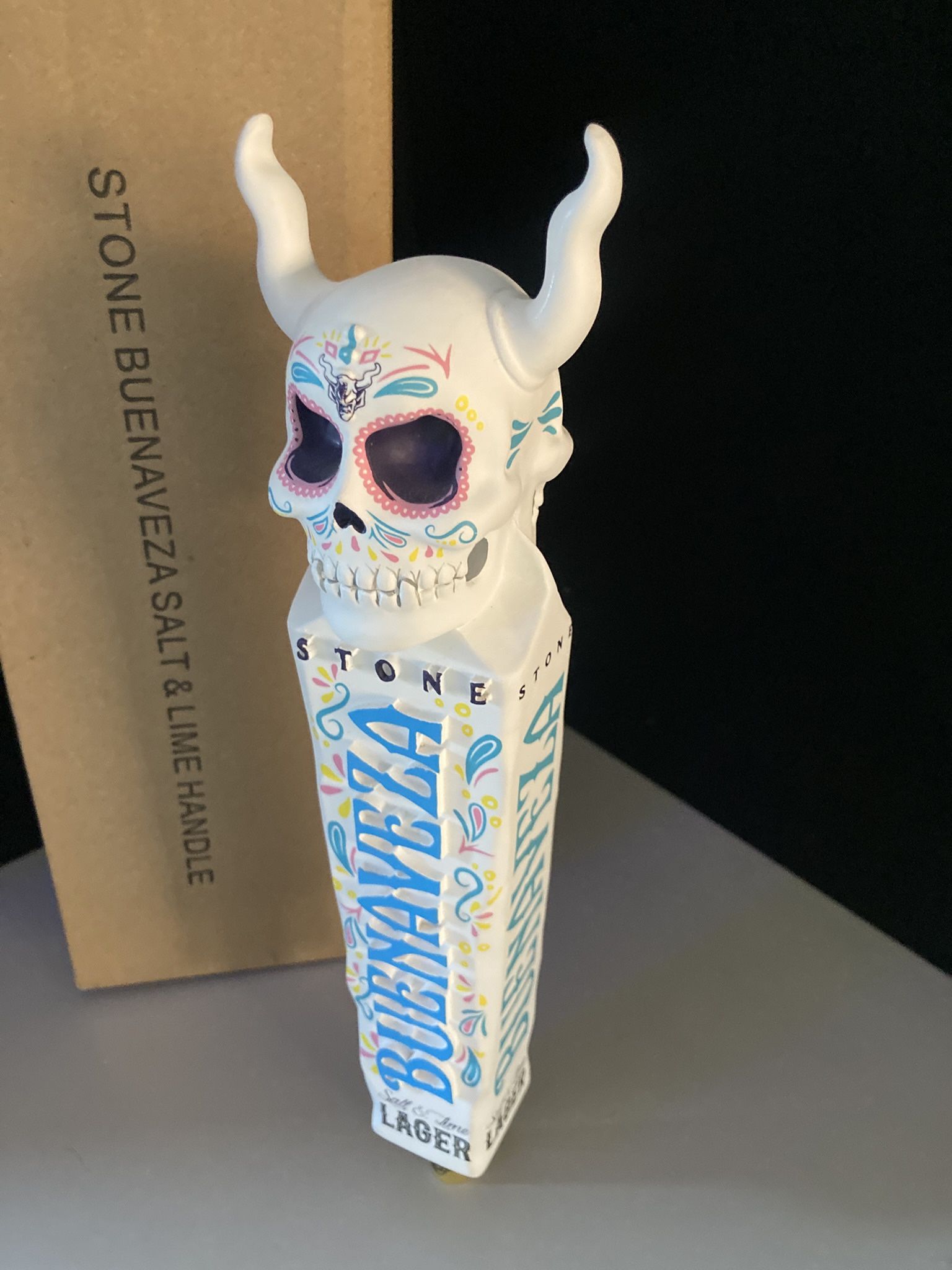 ? New Stone Buenaveza Beer Tsp Handle Gargoyle 