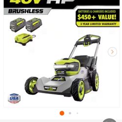 Lawn Mover Ryoby 40volt Self Propelled