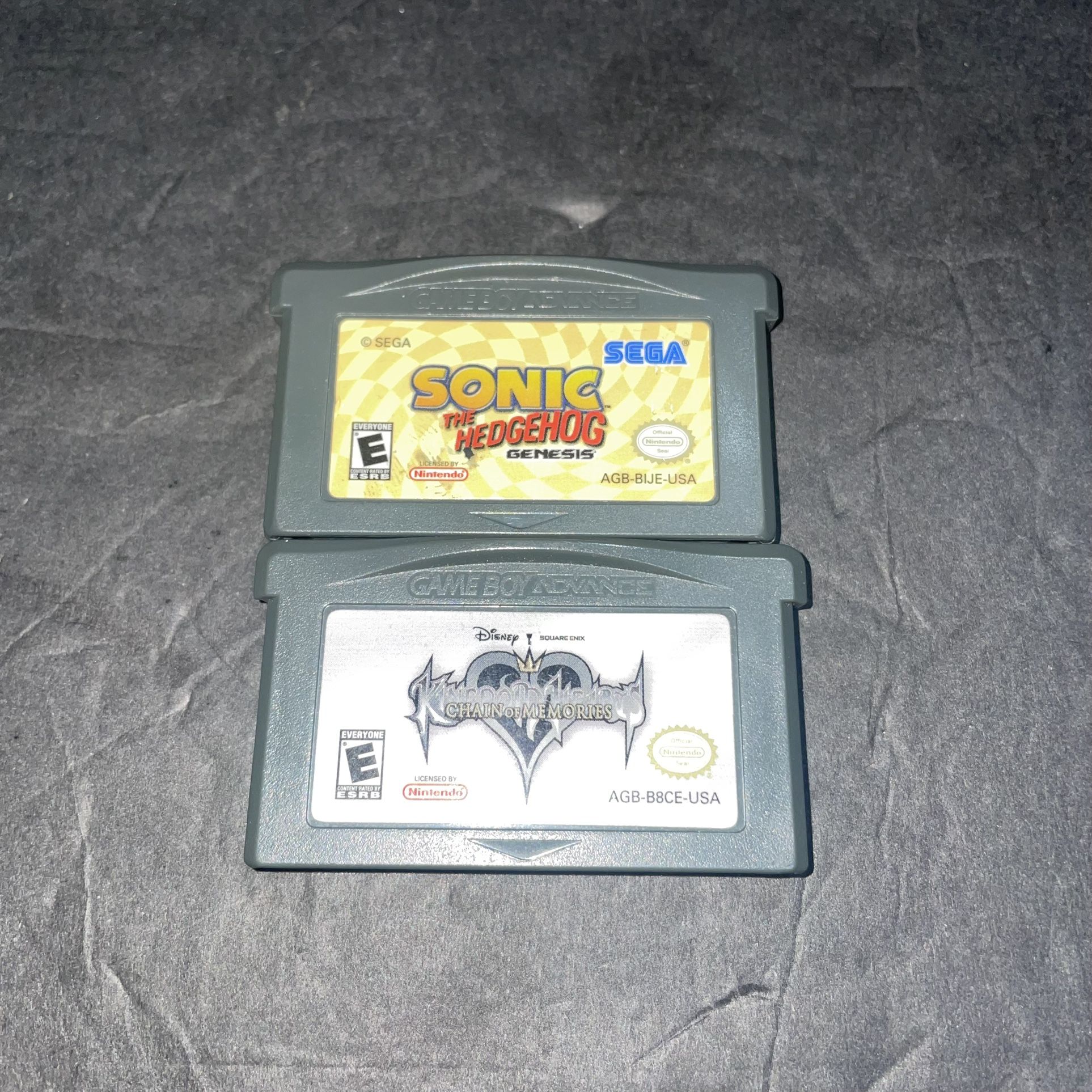 Nintendo Gameboy Advance Video Game Bundle Sonic Kingdom Of Hearts