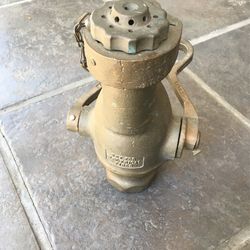 Firehouse Nozzle / Solid Brass W/flow Lever